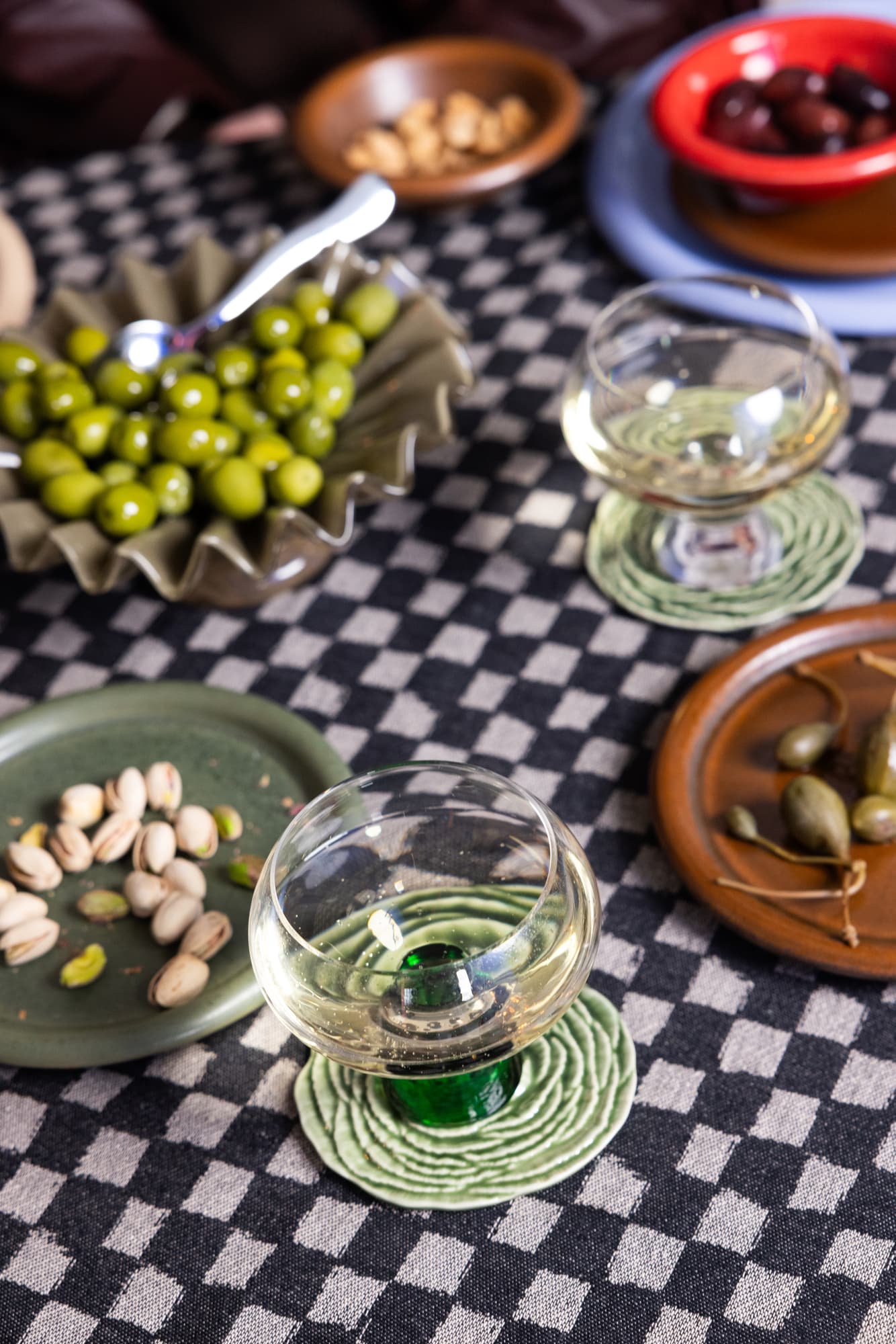 Glass Indy, klar/grønn, 2-pk. – bilde 3