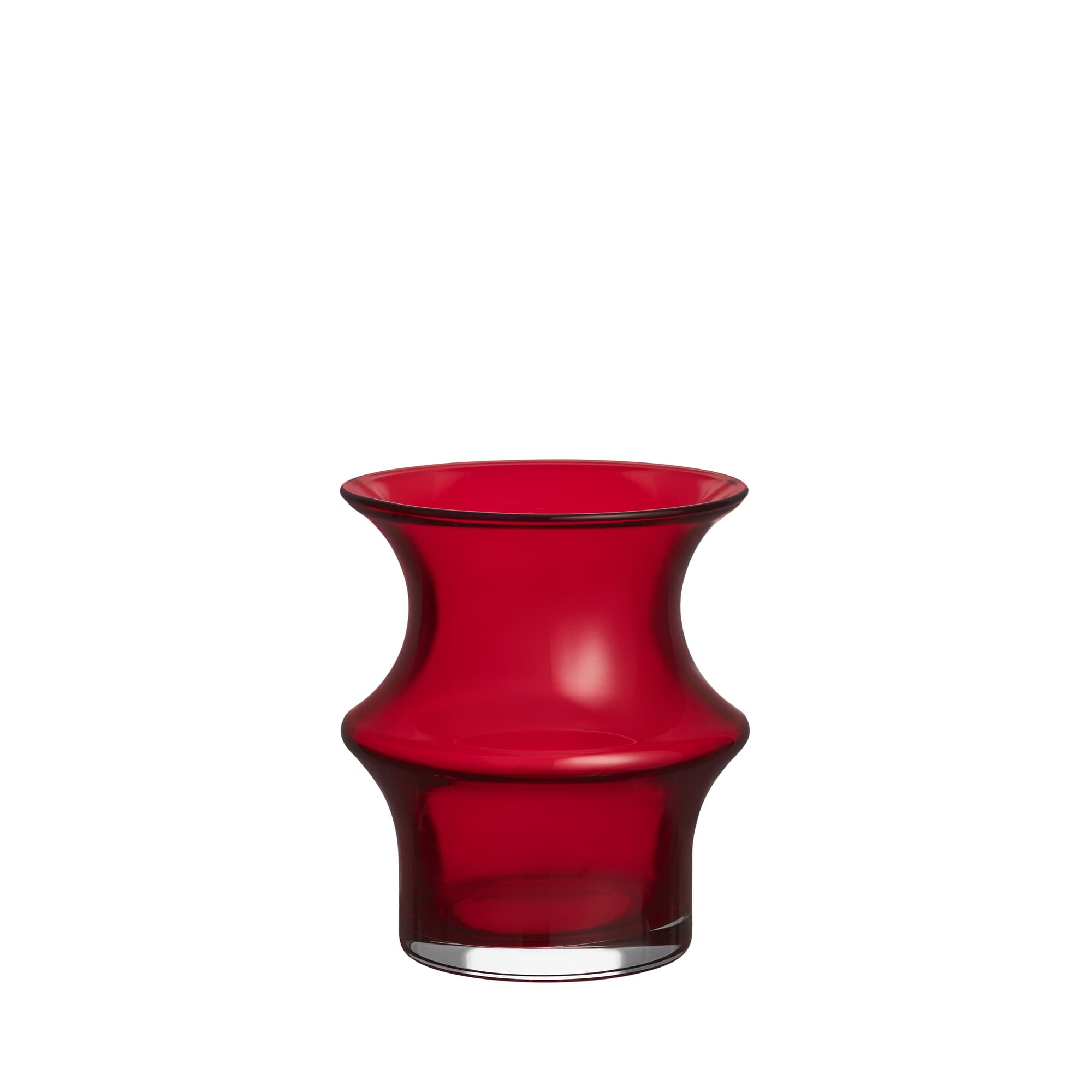 Pagod vase, rød 167 mm